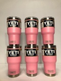 6 Pack Limited Edition YETI Rambler 30oz Tumbler Pink - New In Box, MSRP: $129.99