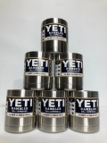 6 Pack, YETI Rambler 10oz Lowball Stainless Steel - New In Box, MSRP: $120.00