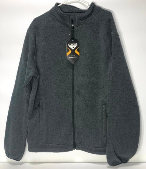 Condor Matterhorn Fleece Jacket Size XL Graphite, MSRP: $55.95