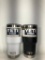 (2) Yeti Rambler 30oz Tumbler White MSRP: $34.99, Yeti Rambler 30oz Black MSRP: $34.99