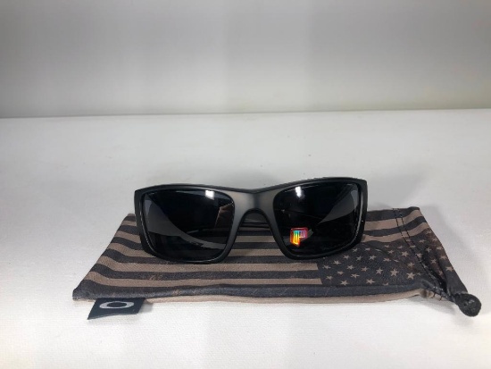 Oakley 81 Fuel Cell OD Eagle Matte Black with Grey Polarized Lens MSRP: $180.00