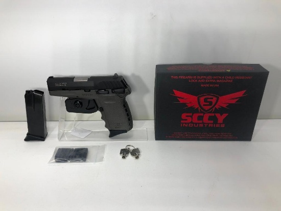 SCCY, CPX1 CBSG, 2-tone, Carbon Black/Gray, 9mm, SN: 749584