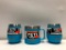 (3) Yeti Rambler 10oz Wine Tumbler Reef Blue MSRP: $24.99, Yeti Rambler 14oz Mug Reef Blue MSRP: $24