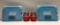 (4) Two Yeti Rambler 10oz Wine Tumbler Canyon Red MSRP: $24.99, Two Yeti Ice 4lb