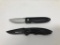 (2)Buck Pocket Knife, Boker Knife Company Solingen Stainless Steel Pocket Knife