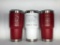 (3) Two Yeti Rambler 30oz Tumbler Limited Edition NE Strong Red, Yeti Rambler 30oz Tumbler Limited