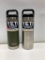 (2) Yeti Rambler 18oz Bottle Stainless MSRP: $29.99, Yeti Rambler 18oz Bottle Olive Green MSRP: $29.