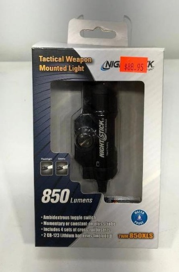 Night Stick Tactical Weapon Mounted Light TWM 850 XL MSRP: $88.95