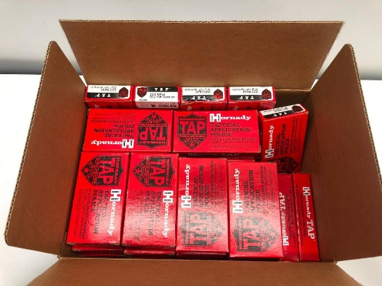 (31) Thirty-One Hornady 223 REM 62GR TAP Barrier 620 Rounds