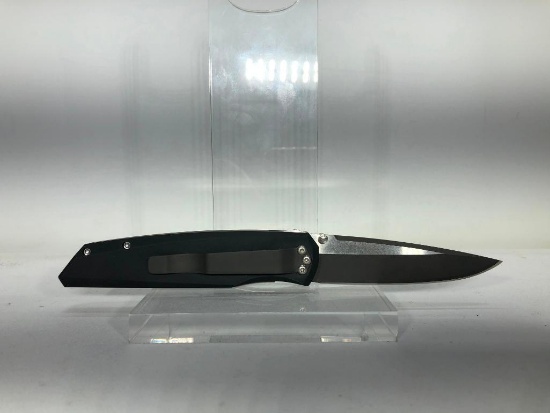 Pro-Tech Knife 804 Harkins Double Action Carbon Fiber 2 Tone Black Satin MSRP: $329.99