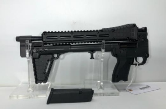 Keltec Rifle .40 Cal Glock 22 mags,15 Round Mag SUB 2000 Blued/Black Grip SN: FGG84