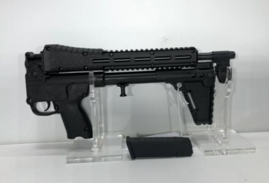 Keltec Rifle .40 Cal Glock 22 mags, 15 Round Mag SUB 2000 Blued/Black Grip SN: FGG87