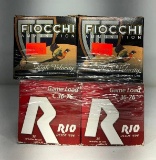 (8) Six Fiocchi Ammunitio High Velocity 410HV6 11/16oz, Two Rio Game Load C 36 76 R10 Ammo