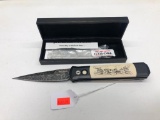 Pro-Tech 930-DM Godfather with Black Handle, Ivory Micarta Inlays MSRP: $639.99