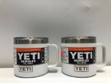 (2) Two Yeti Rambler 140z Mug White MSRP: $24.99