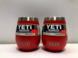(2) Two Yeti Rambler 10oz Wine Tumbler Canyon Red MSRP: $24.99