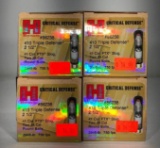 (4) Four Hornady Critical Defense 410 Triple Defense FTX Slug and Round Balls 410 Triple Defense