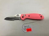 Benchmade Mini Griptilian Pink MSRP: $89.99