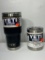 2 Items: Yeti Rambler 30oz Tumbler, Black, Yeti Rambler 10oz Lowball, White