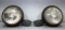 Pair of Large Antique B-L-C Car Headlights