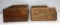 Lot of 2 Wooden Ammo Crates, Remington