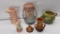 Lot of 6 Roseville and McCoy Pottery