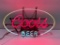 Vintage Coors Beer Neon Sign, Pink & White Neon, Older Sign, Works Great