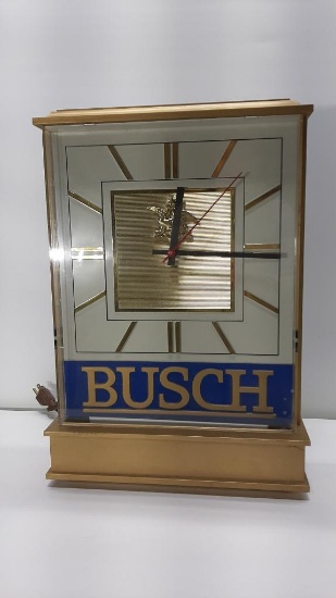 Busch Lighted 1989 Beer Clock