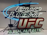 UFC Bud Light Neon Sign, Works