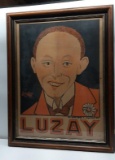 Framed Under Glass Luzay French Poster, 35in x 27in, Framed Under Glass, c. 1925, Artist: Lorito