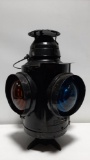 Vintage 4 Lens Railroad Lattern