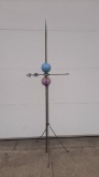 Lighting Rod with 2 Glass Balls