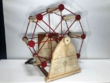 Old Hand Made Motorized Childrens Ferris Wheel