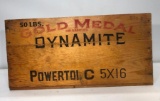 Wooden Dynamite Box