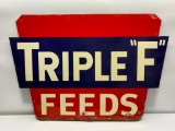 Triple F Feeds Sign, SSM 27in x 42in