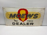 Moews Dealer Sign, Single Sided Tin, SST, 36in x 18in