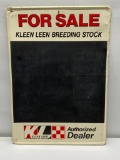 Purina Kleen Leen Breeding Stock Dealer Tin Chalk Menu Board, 27in x 19in