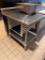 Stainless Steel Prep Table w/ Undershelf & Sheet Pan Rack 36in x 30in x 36in