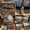 Lot of 27 - Cambro Camwear Food Pans All w/ Lids, 1/3, 1/6, 1/9 Size, 3 1/3 False Bottoms