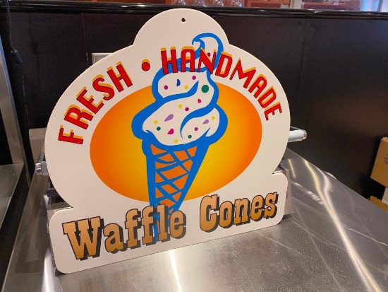 Fresh Made Waffle Cone Stand