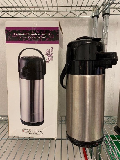 Economy 2.5 Liter Stainless Air Pot