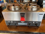 Vollrath Model: TW-27R Food Warmer w/ 2 Soup Pan Inserts w/ Lids