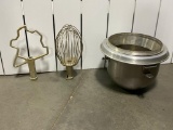 Stand Mixer Mixing Bowl and Attachments