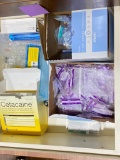 Drawer of New Open Stock Dental Supplies, Nupro Disposable Prophy Angle, Premier BioCoat