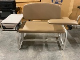 Phlebotomy Blood Drawing Bench w/ Storage Drawer & Table Top