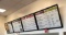 Lot of 4, Wall Mounted Menu Board Sign Inserts and Frames