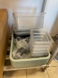 Group of Bus Tubs, Plastic Food Pans w/o Lids