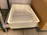 Tub w/ Full Size Food Pan Lids by Cambro