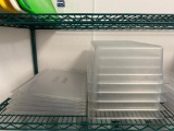 Lot of 6 Cambro Camwear Full Size Food Pans, 6in, w/ Lids, No. EN 631-1