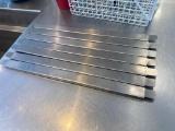 Lot of 8 Vollrath No. 75012 SS Steam Pan Dividers, 13in 1/2 Size